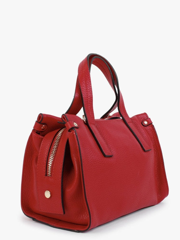 Small Dicrove Red Leather Day Bag