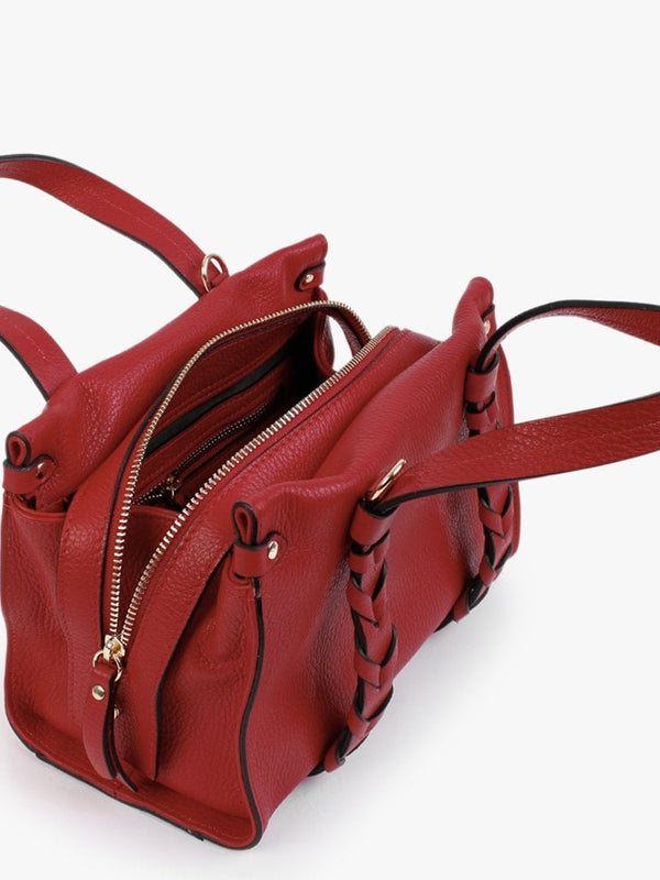 Small Dicrove Red Leather Day Bag