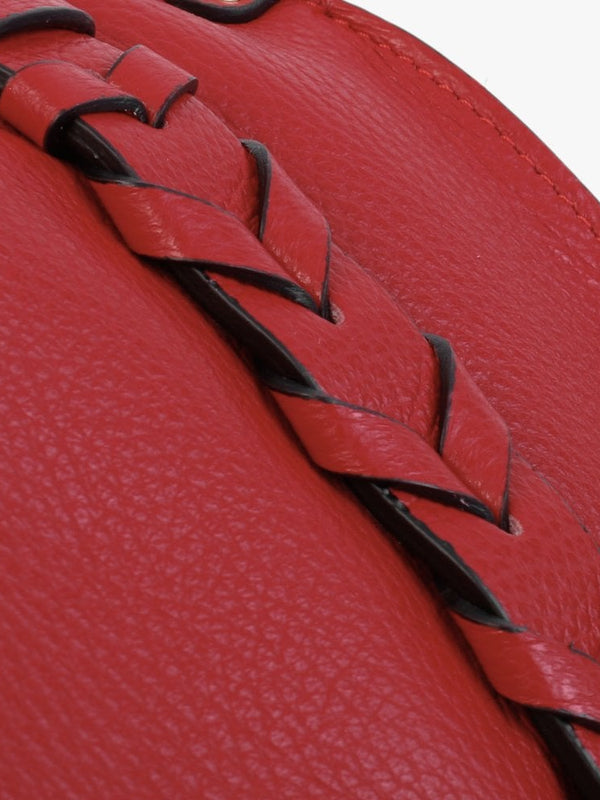 Small Dicrove Red Leather Day Bag