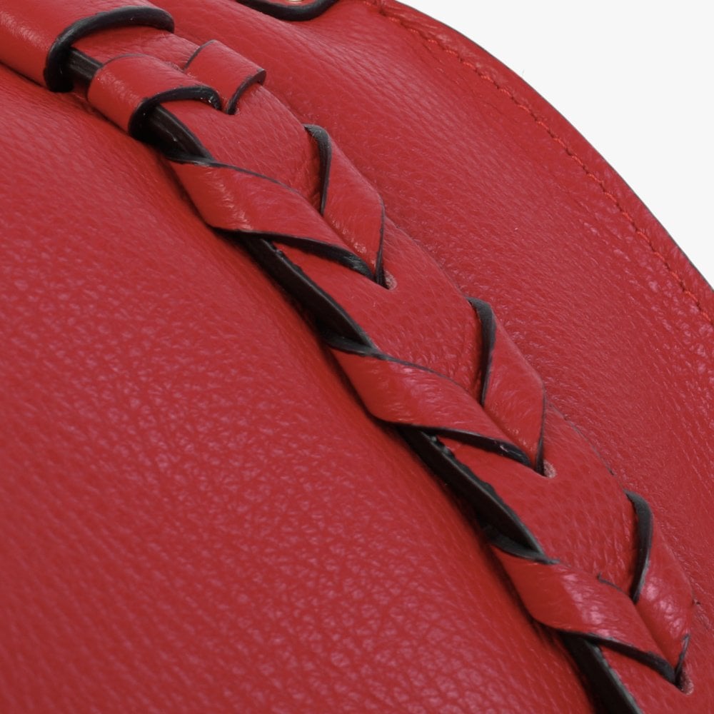 Small Dicrove Red Leather Day Bag