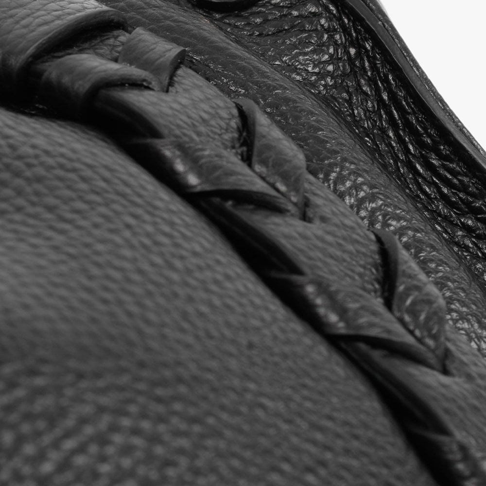 Small Dicrove Black Leather Day Bag