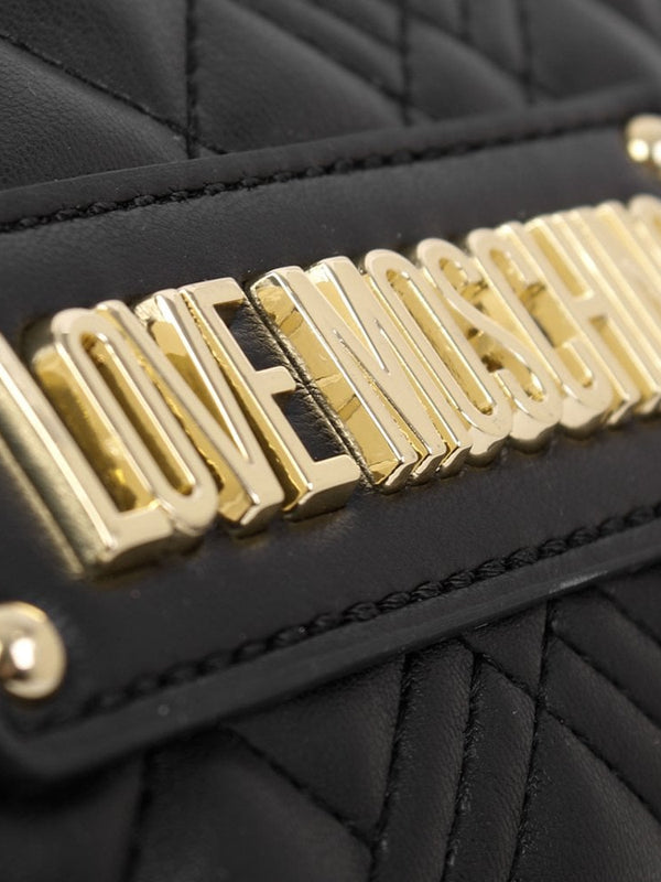 Classic Quilted Black Shoulder Bag