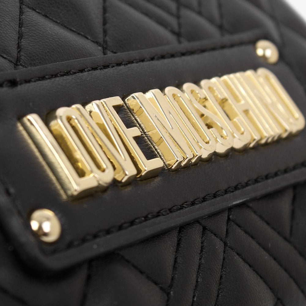 Classic Quilted Black Shoulder Bag