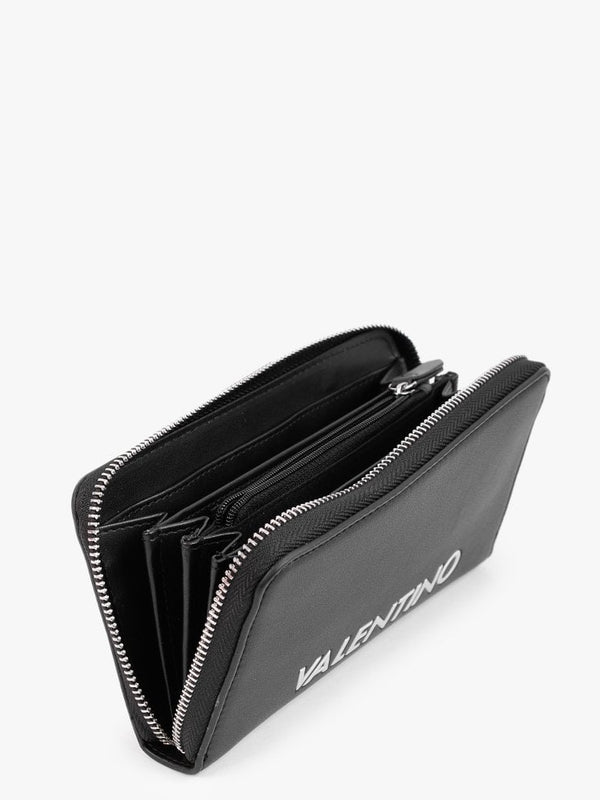 Olive Black Zip Around Wallet