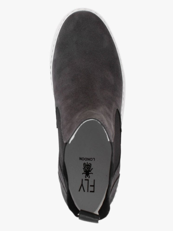 Dacy Diesel & Black Suede Wedge Ankle Boots