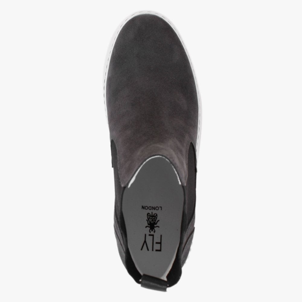 Dacy Diesel & Black Suede Wedge Ankle Boots