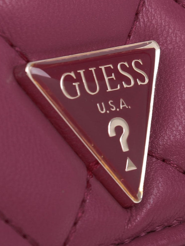 Cessily Fuchsia Quilted Trifold Wallet
