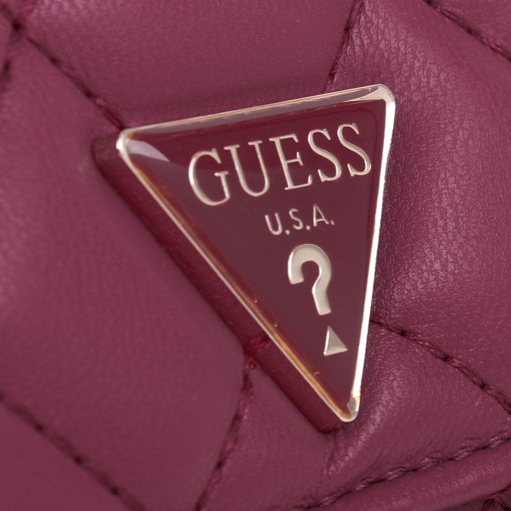 Cessily Fuchsia Quilted Trifold Wallet