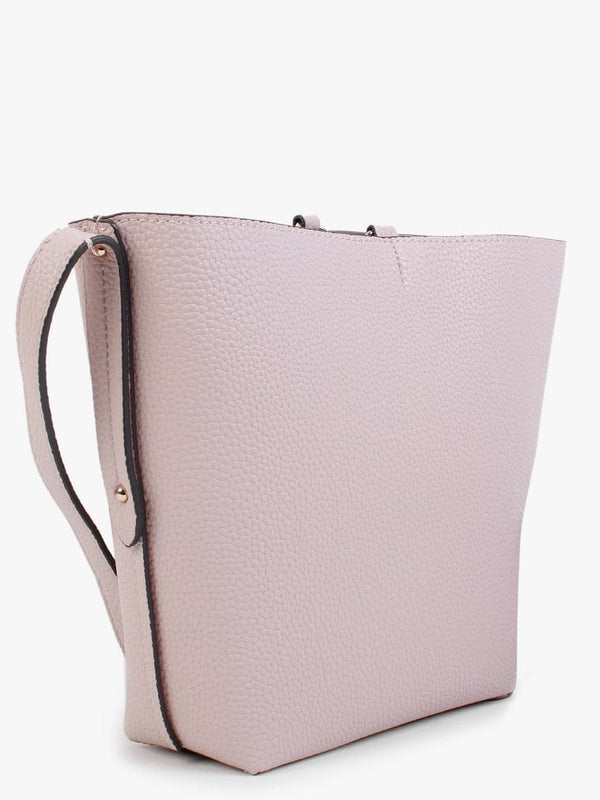 Eco Brenton Almond & Pink Reversible Bucket Bag