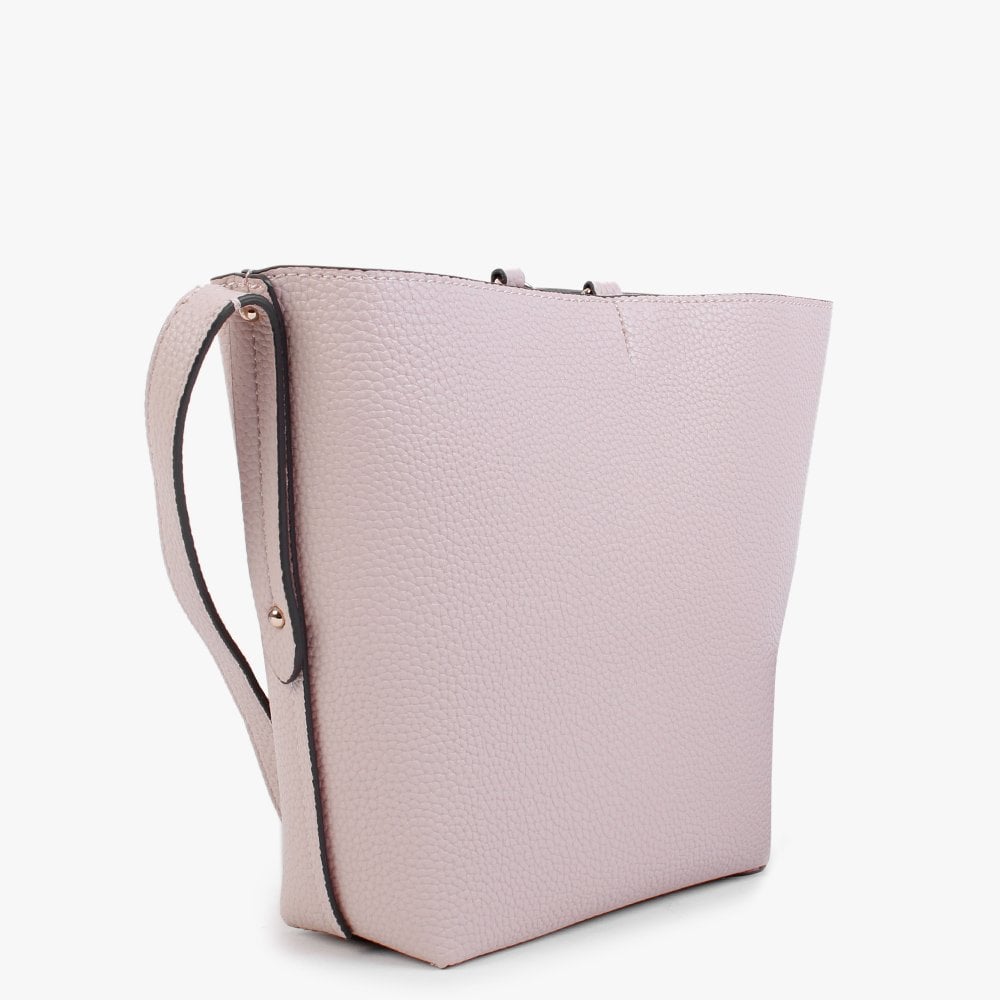 Eco Brenton Almond & Pink Reversible Bucket Bag