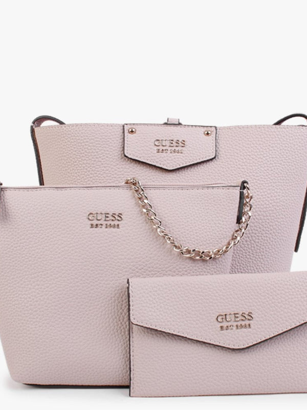 Eco Brenton Almond & Pink Reversible Bucket Bag