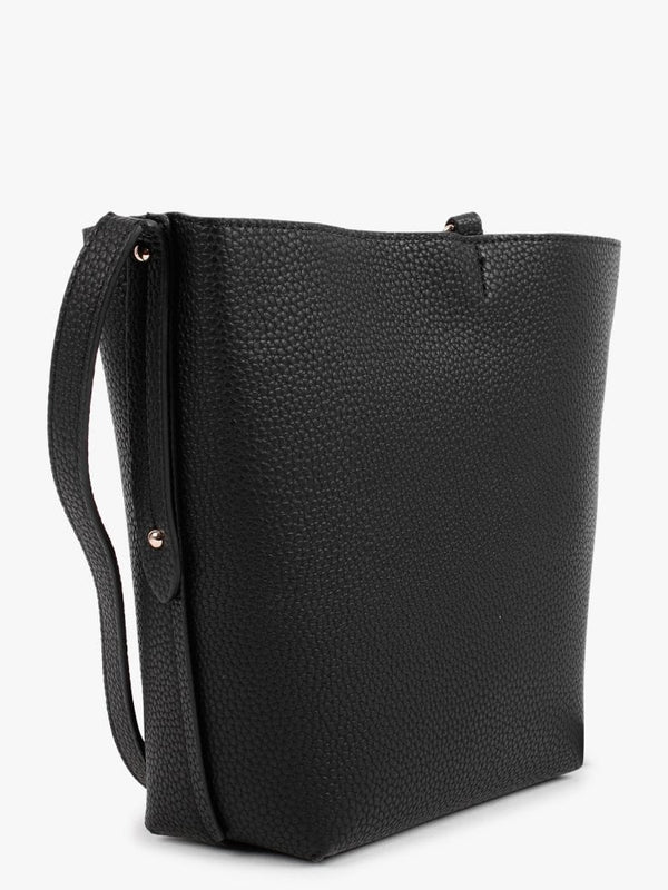 Eco Brenton Black & Taupe Reversible Bucket Bag