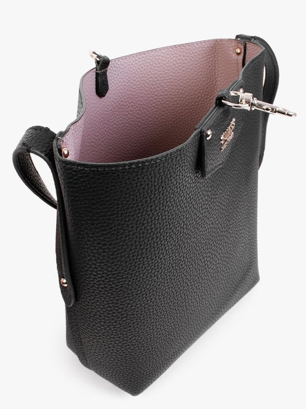 Eco Brenton Black & Taupe Reversible Bucket Bag