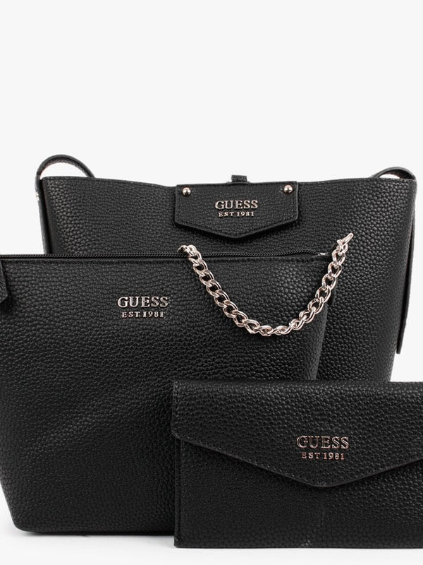 Eco Brenton Black & Taupe Reversible Bucket Bag