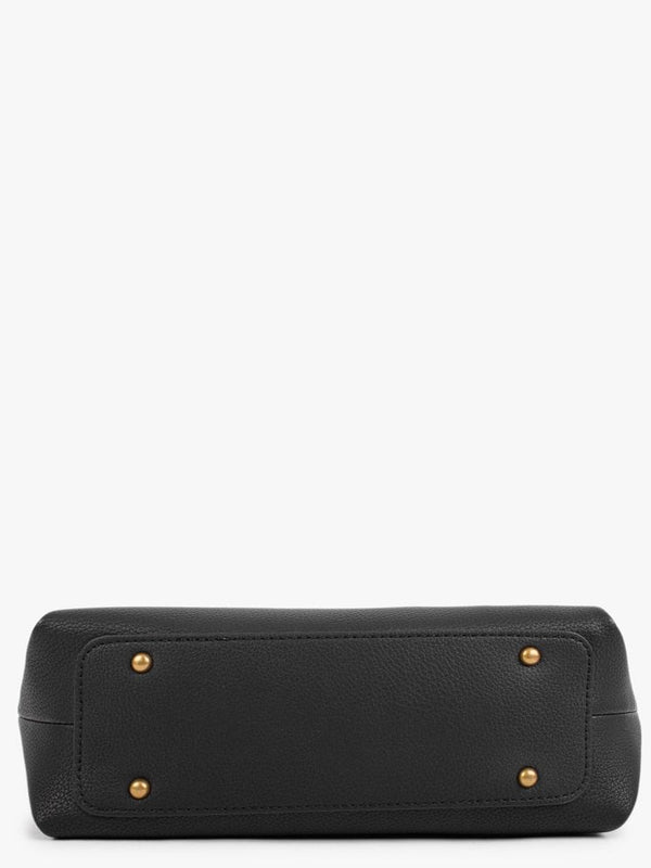 Helaina Black Hobo Bag