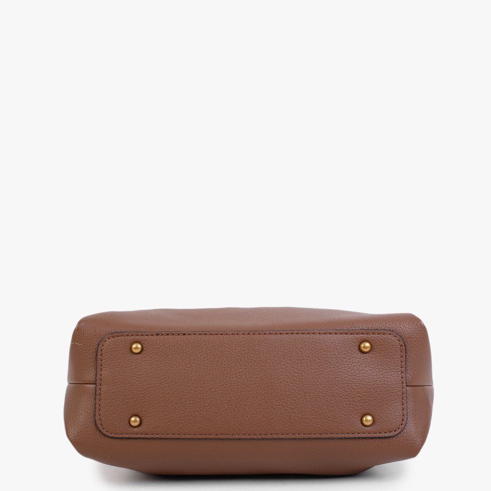 Helaina Cognac Hobo Bag