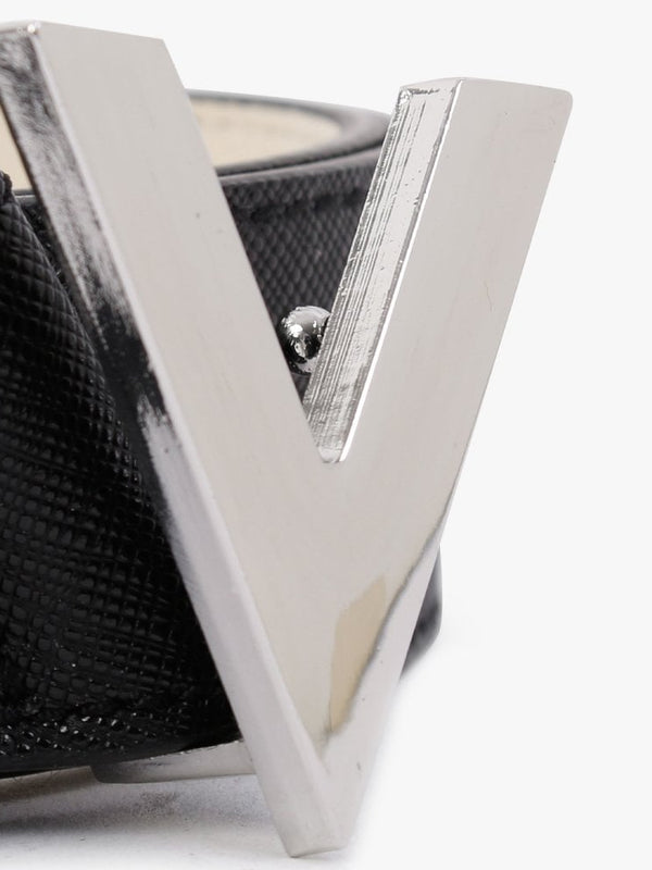 Forever Black V Logo Belt