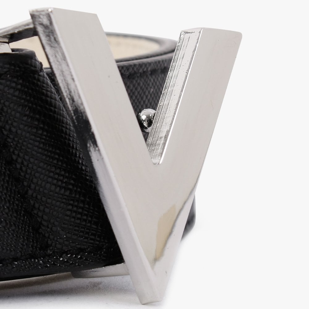 Forever Black V Logo Belt
