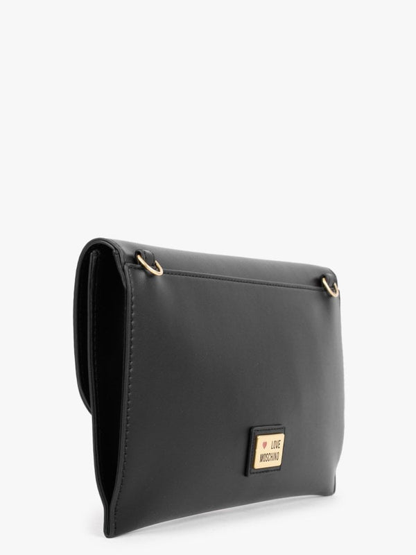 Heart Horse Bit Black Cross-Body Bag