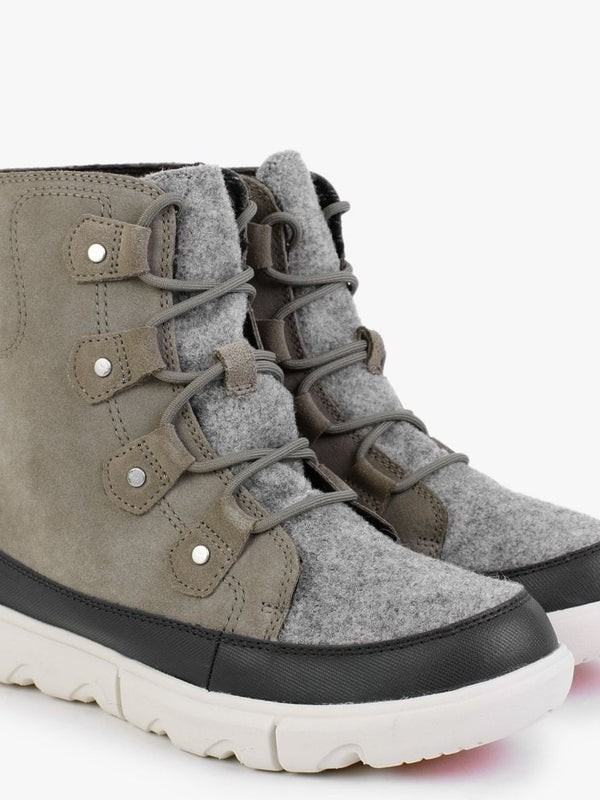 Explorer II Joan Felt Sage Fawn Suede Ankle Boots