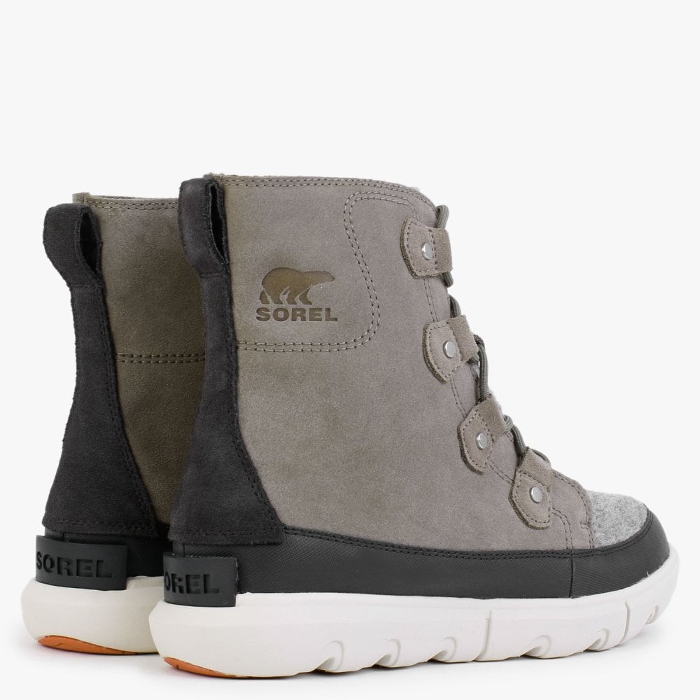 Explorer II Joan Felt Sage Fawn Suede Ankle Boots