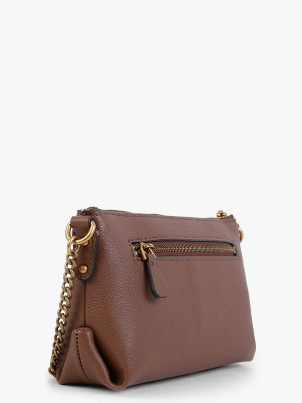 Mini Helaina Cognac Cross-Body Bag