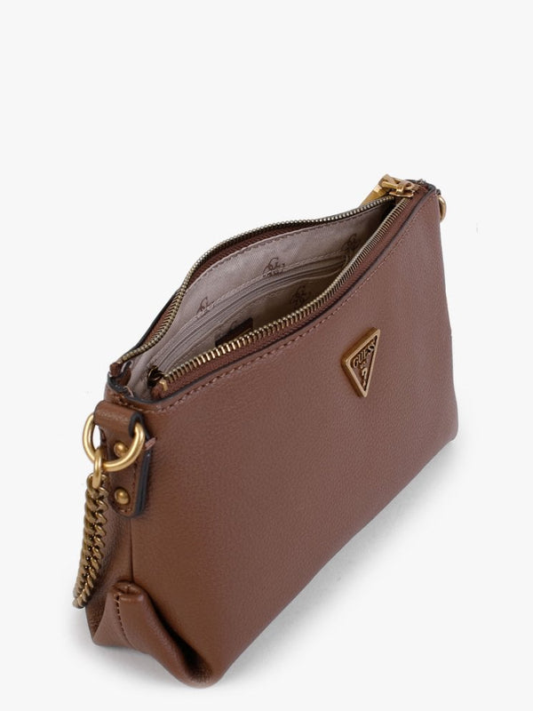 Mini Helaina Cognac Cross-Body Bag