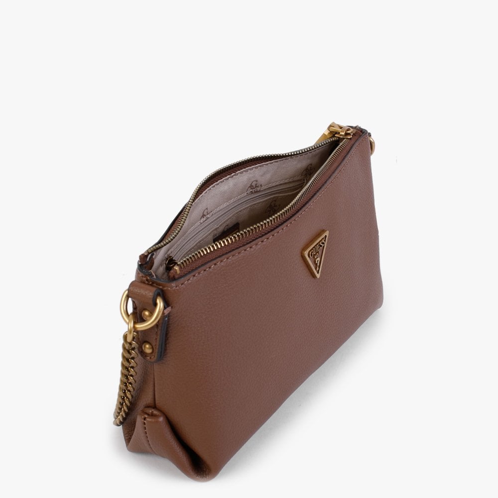 Mini Helaina Cognac Cross-Body Bag