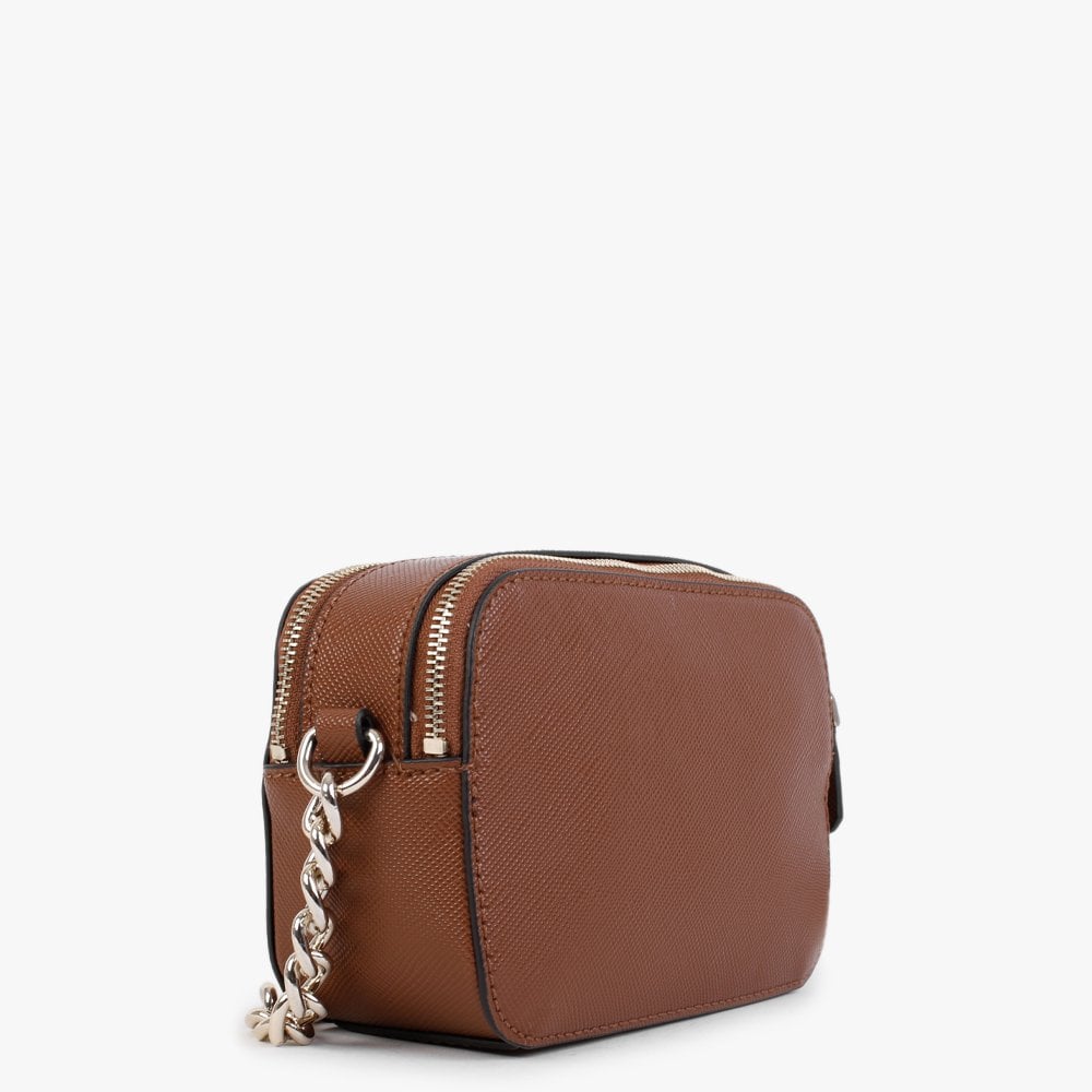 Noelle Cognac Cross-Body Camera Bag