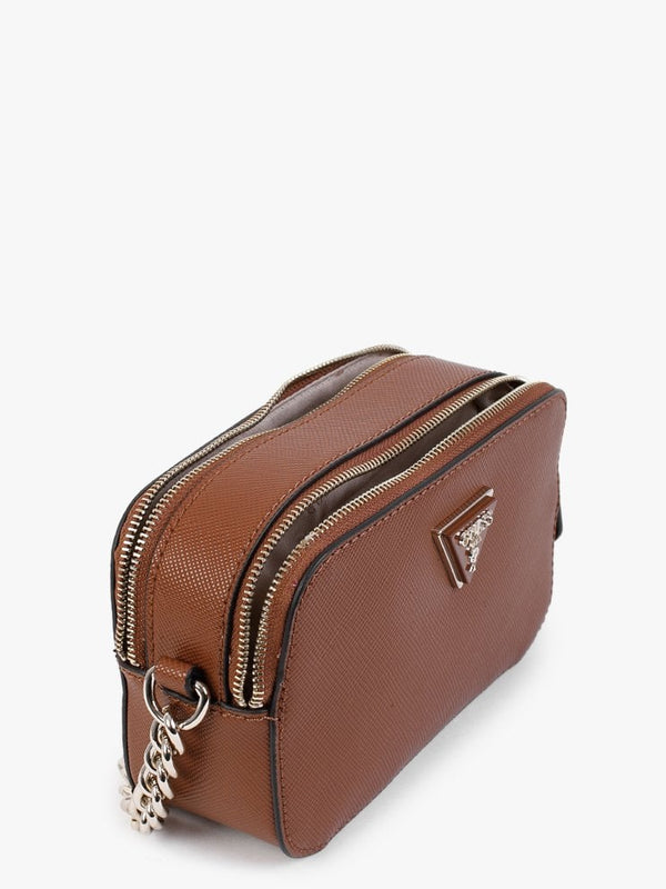 Noelle Cognac Cross-Body Camera Bag