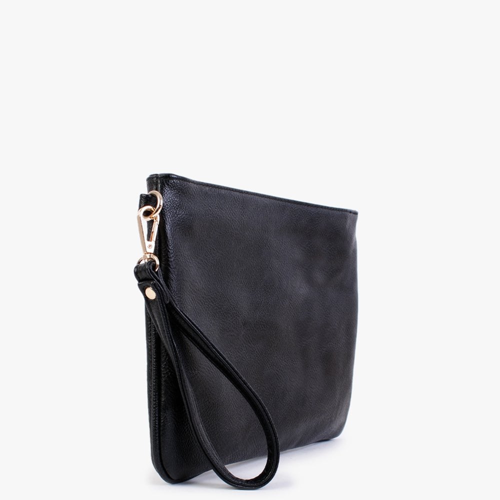 Black Studded Cross-Body Bag