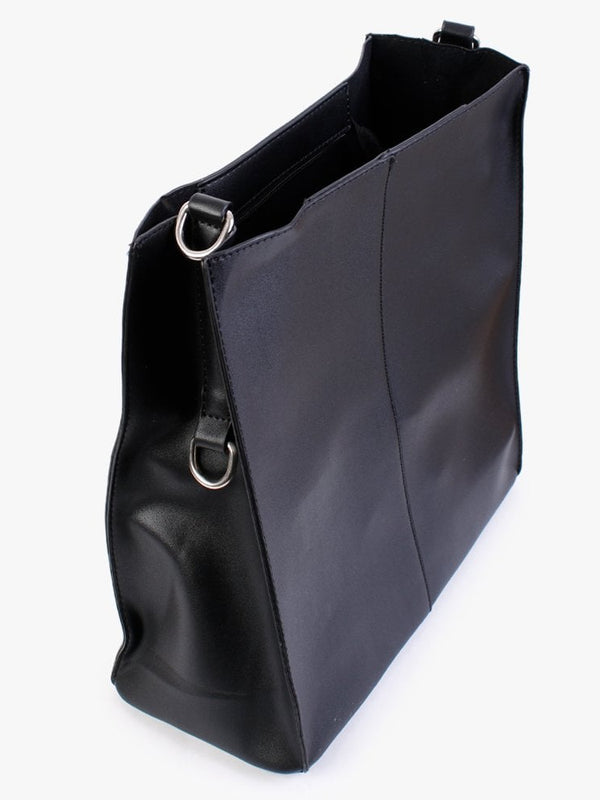 Black Jewel Strap Bucket Bag