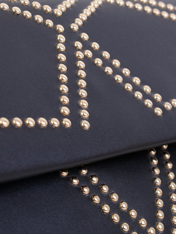 Black Studded Clutch Bag