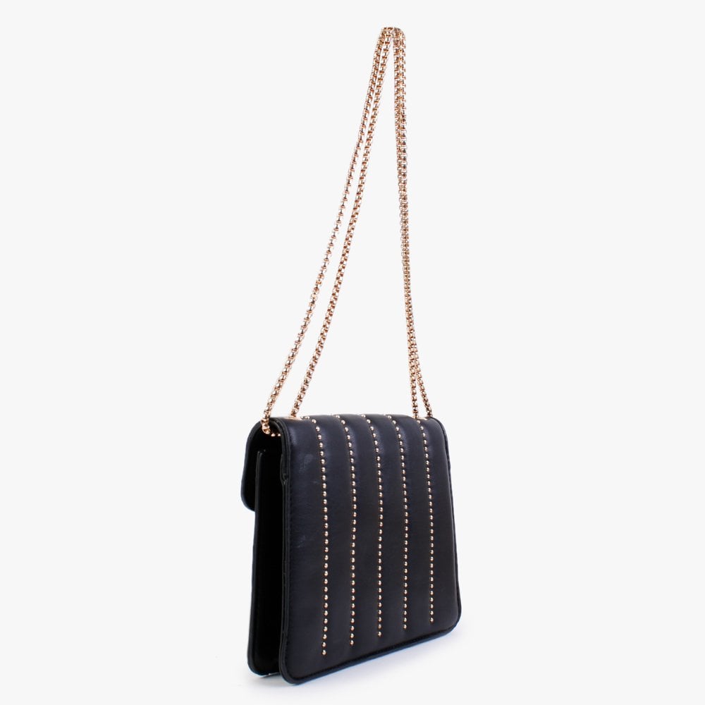 Black Stud & Star Cross-Body Bag