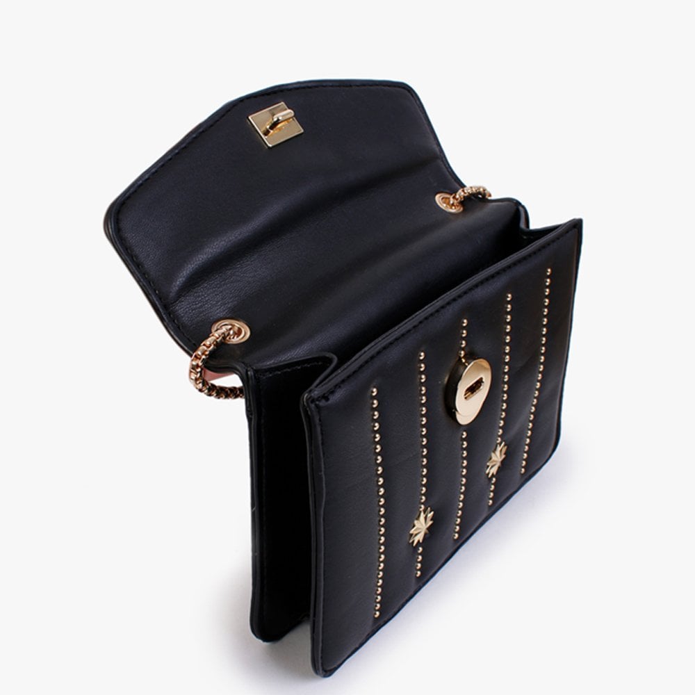 Black Stud & Star Cross-Body Bag