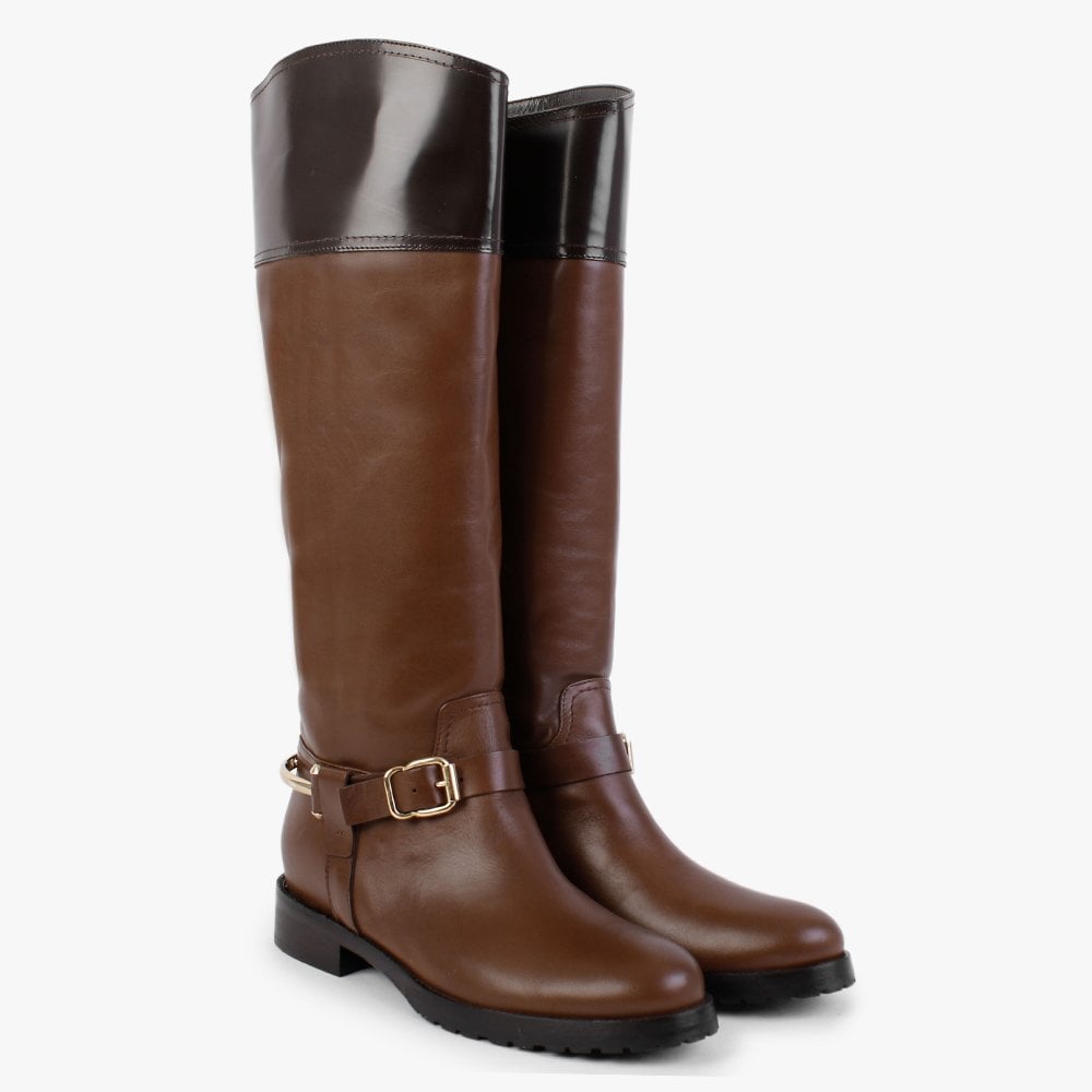 Nospur Brown Leather Stirrup Ridding Boots