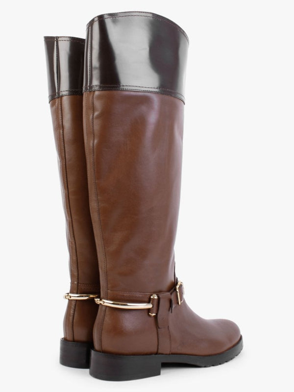 Nospur Brown Leather Stirrup Ridding Boots