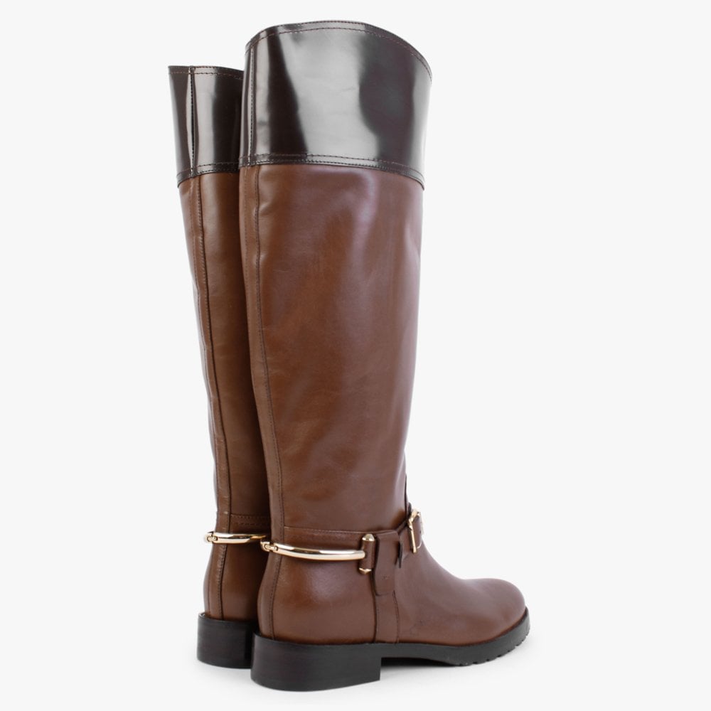 Nospur Brown Leather Stirrup Ridding Boots