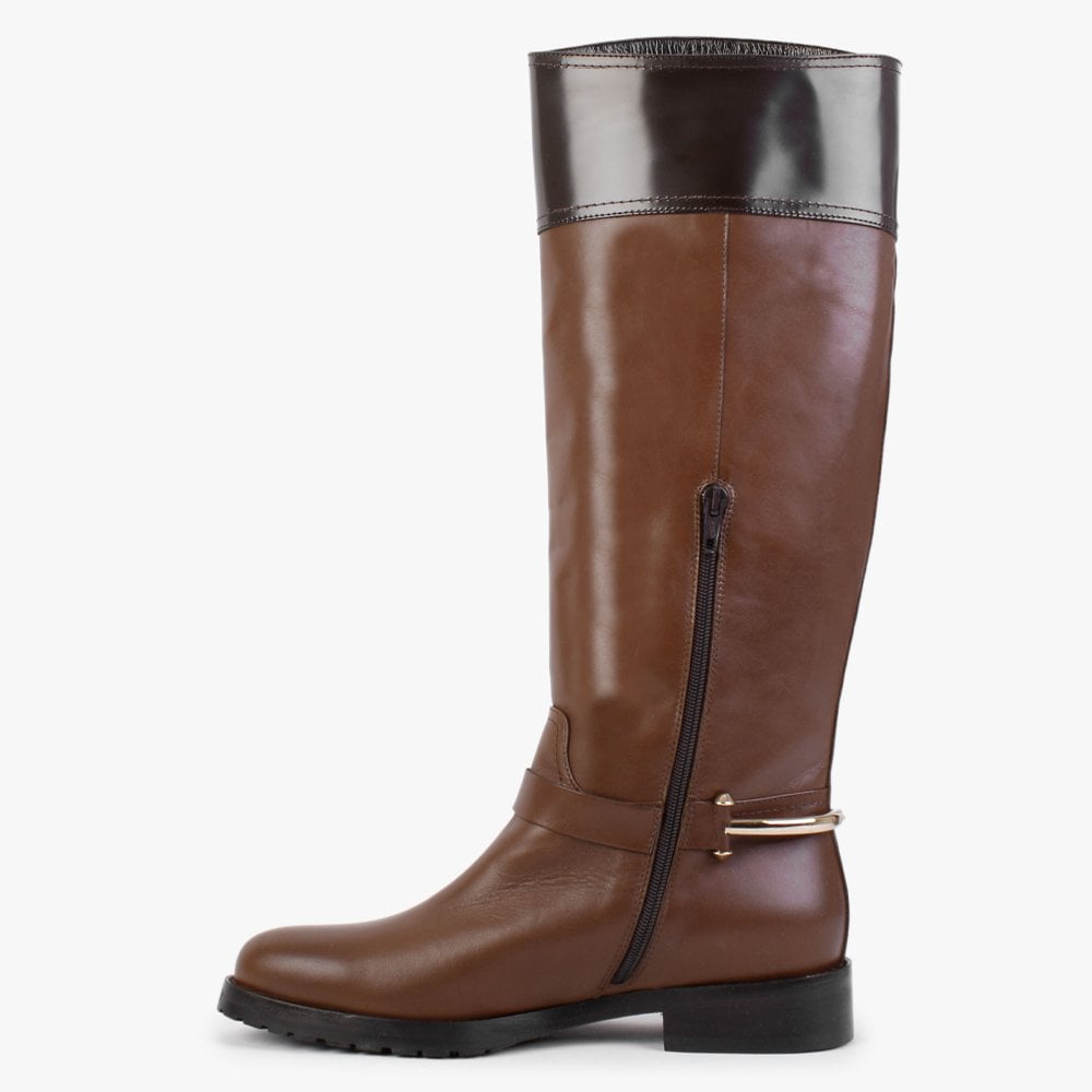 Nospur Brown Leather Stirrup Ridding Boots