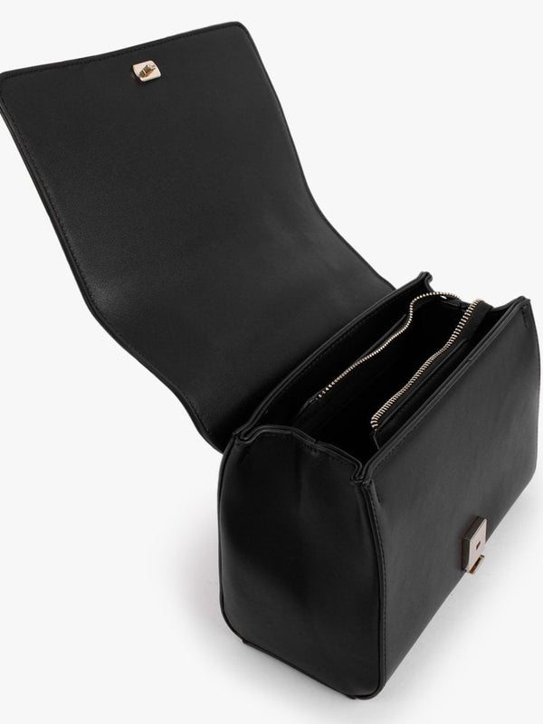 Liquorice Black Satchel Bag