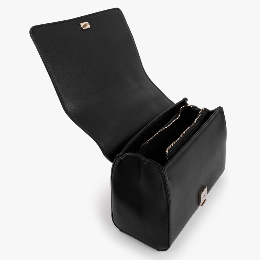 Liquorice Black Satchel Bag