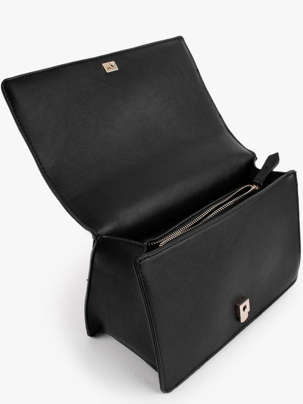 Bonsai Black Satchel Bag