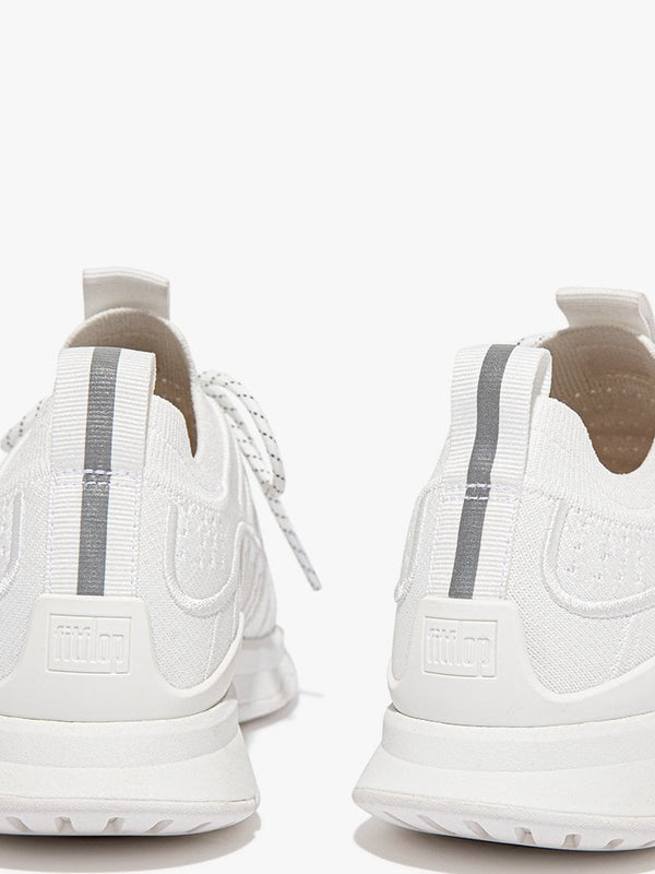 Vitamin FF Urban White Knit Sports Trainers