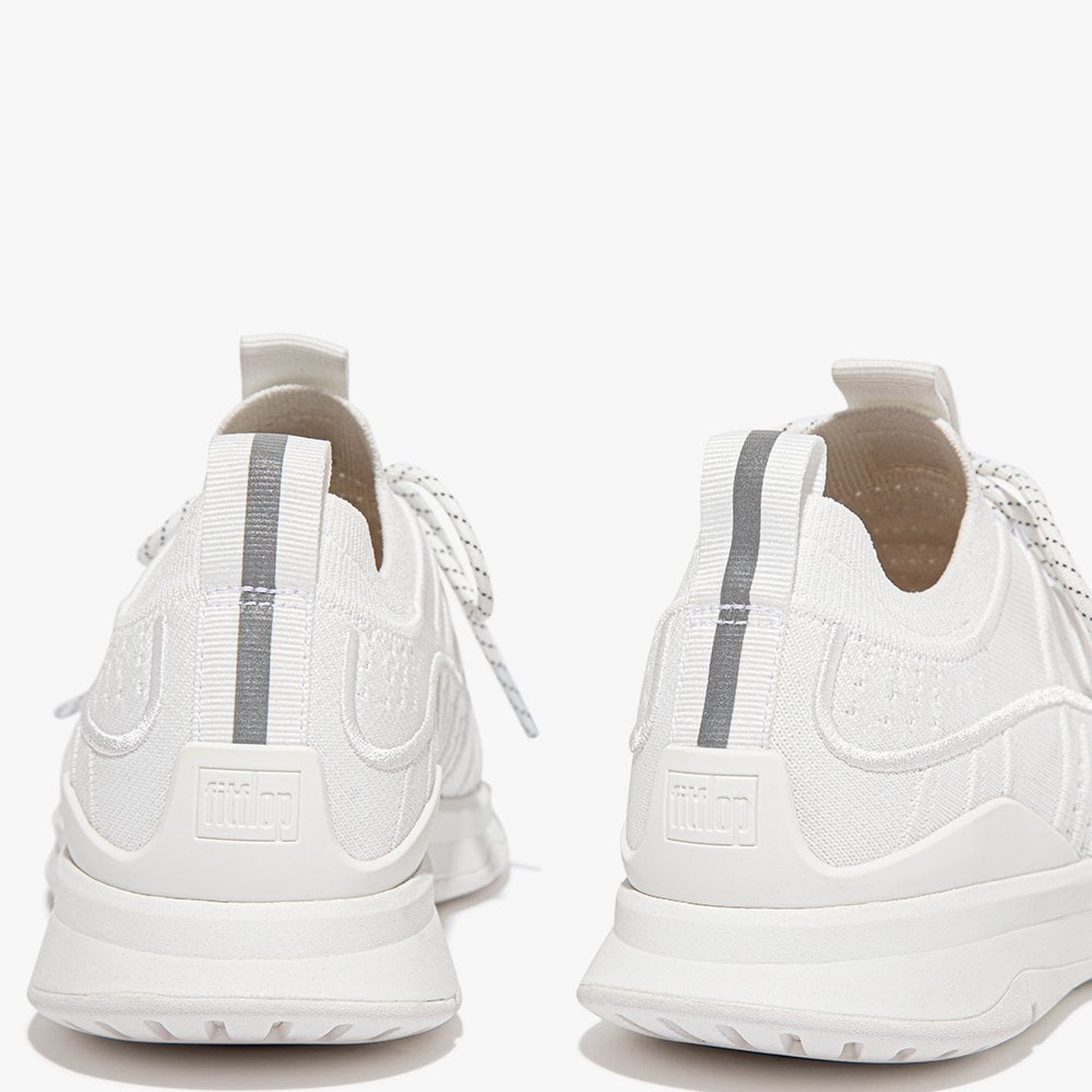 Vitamin FF Urban White Knit Sports Trainers