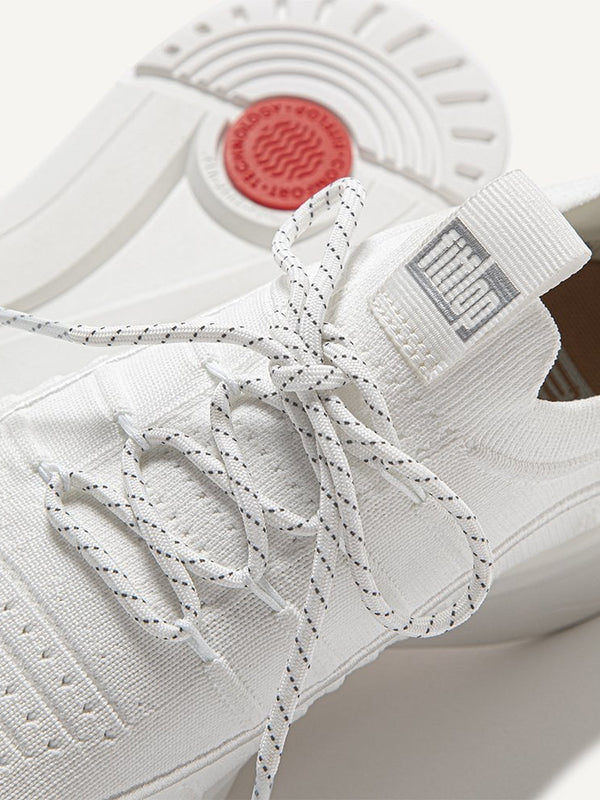 Vitamin FF Urban White Knit Sports Trainers