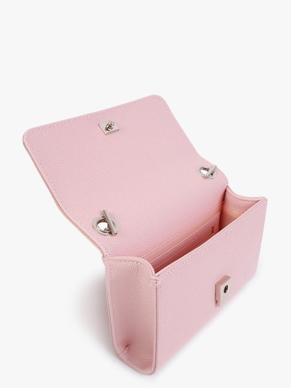 Divina Cipria Pebbled Shoulder Bag