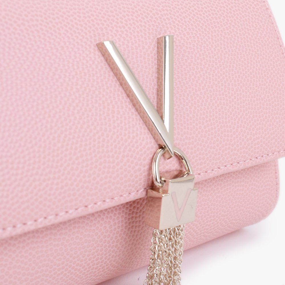Divina Cipria Pebbled Shoulder Bag