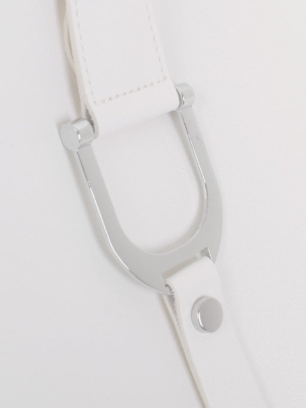 White Bucket Bag