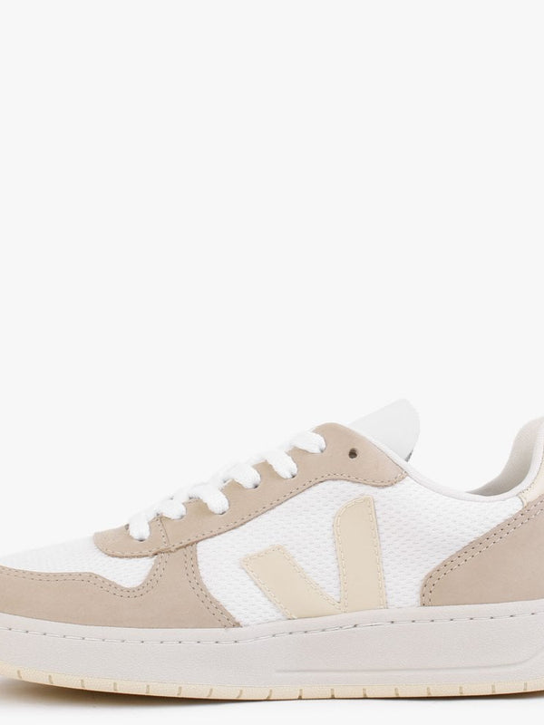 V-10 Alveomesh White Butter Almond Trainers