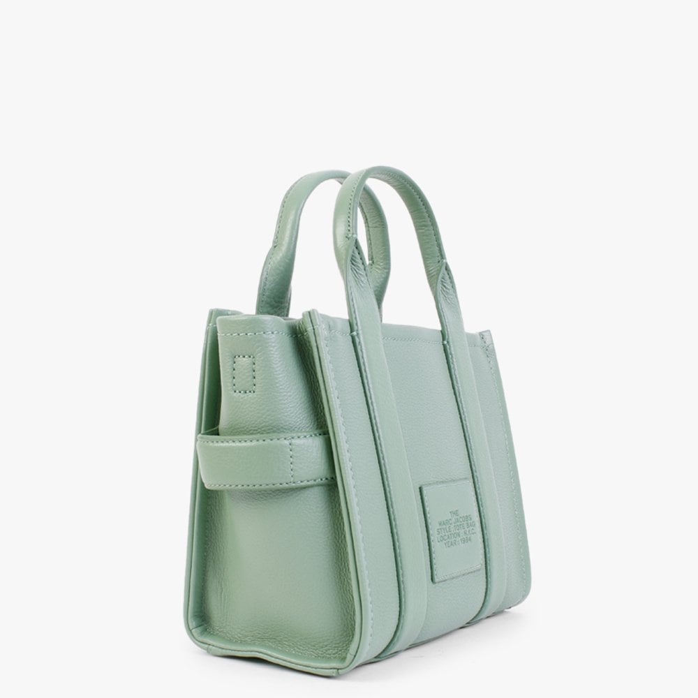 The Leather Mini Aspen Green Tote Bag